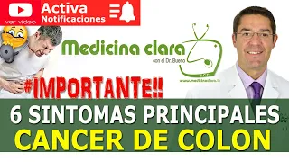 CANCER DE COLON ☑️ 6 SINTOMAS PRINCIPALES para sospechar un CÁNCER DE COLON | Medicina Clara