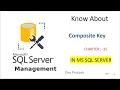 Composite Key in SQL server Chapter 25