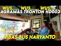 Aksi Driver cantik santun libas bus haryanto