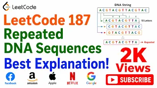 LeetCode 187 Repeated DNA Sequences - Google Interview Question