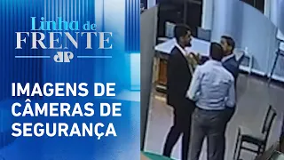 Após confusão em debate, equipe de Marçal rasga camisa de assessor | LINHA DE FRENTE