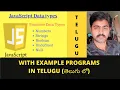 DATATYPES IN JAVASCRIPT WITH EXAMPLE PROGRAMS IN TELUGU JAVASCRIPT TUTORIALS IN TELUGU EXAMPLES