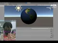 Unity Python cvzone hand tracking control