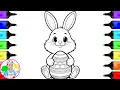 Easter Bunny Easter Egg Coloring Page Easter Coloring Book Pages Art Markers