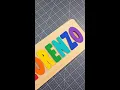 Create a custom name puzzle for your little one