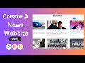 Build a Responsive News Website with HTML Tailwind CSS JavaScript Full Tutorial