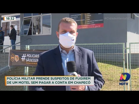 Polícia Militar prende suspeitos de fugirem de motel sem pagar a conta