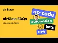 airSlate FAQs Bots RPA No Code vs Low Code and Best Practices