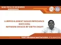 Lumped Element Based Impedance Matching Network Design by Smith Chart