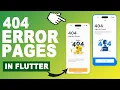 Flutter Tutorial Flutter 404 error page 404 page UI Flutter error page
