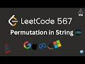 LeetCode 567 Permutation in String NeetCode 150 Sheet Java Optimal Handwritten Dry Run