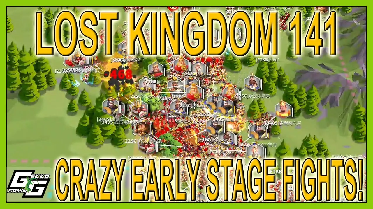 INSANE FIRST RALLY AND FIRST FORT GOING DOWN! - Lost Kingdom 141 - Rise of Kingdoms