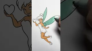 TINKER BELL SPEED COLORING
