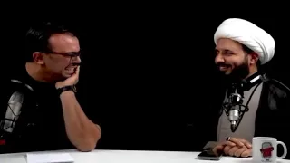 رد الشيخ أحمد سلمان على إستهزاء المذيع بسبب طول عمر الامام المهدي  ع  دندنها