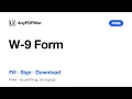 How to Fill Out a W-9 Form Free Online No Printing