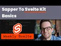 Sapper to Svelte Kit Basics - Weekly Svelte