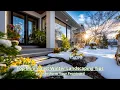 Modern Frontyard Garden Ideas Minimalist Winter Decor for Stunning Curb Appeal