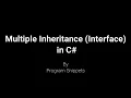 Multiple Inheritance Interface In C