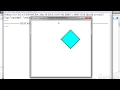 Drawing rhombus - Python turtle