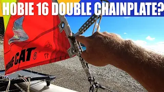 Using a second chainplate to tension your forestay Hobie 16 technique