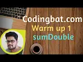 05 Codingbat Warmup 1 Sum Double Java coding practice Ui Brains by Naveen Saggam