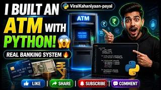 I Built an ATM Using Python Complete Banking System