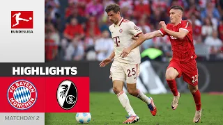 Bayern Win At Home FC Bayern München SC Freiburg 2 0 Highlights MD 2 Bundesliga 24 25 