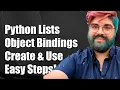 Understanding Python List Creation Name Object Bindings Explained
