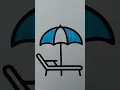 coloring page Umbrella