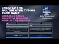 Multiplayer Typing Game with Next js Socket io Node js Room Creation Authentication