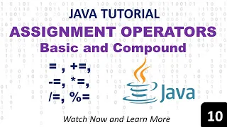 Basic and Compound Assignment Operators in Java Java Programming Tutorial