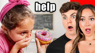 KID IS SCARED OF FOOD!!