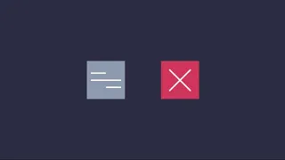 Simple animated burger menu toggle using HTML CSS JS