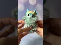 Look what a cute tiny flower dragon we made