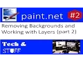 Paint net Tutorial 2 Removing Backgrounds and Working with Layers
