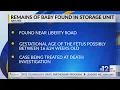 Remains of baby found in Natchez storage unit