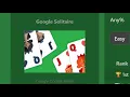 Google Solitaire Speedrun in 0 25 25 Seconds Easy Mode
