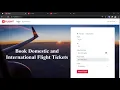 Flight Booking Website - A Django Project