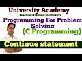 PPS63 Continue statement in c Continue syntax Continue statement Example