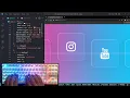 ASMR Coding-CSS Glassmorphism Icon Hover Effects-No Talking