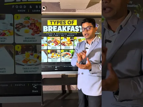 Breakfast Ke Kitne Types Hote Hain? #food #chefselection #foodie