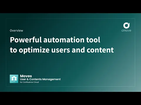 watch Moves User & Contents Management for Confluence video