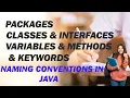Naming Conventions in Java Packages Classes Interfaces Variables Methods Java Basics Keywords