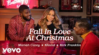 mariah carey khalid kirk franklin fall in love at christmas official music video 