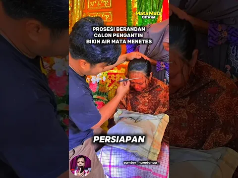 Prosesi Calon Pengantin BIKIN Air Mata Netes #shorts