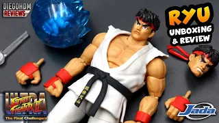 ryu jada toys ultra street fighter 2 unboxing e review br diegohdm