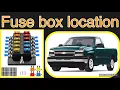 The fuse box location on a 2003-2006 Chevy Silverado