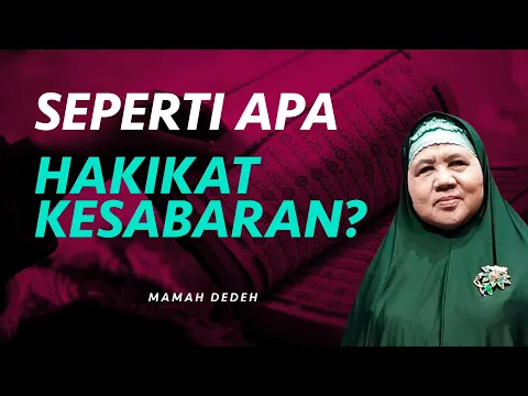Bertahanlah dengan Kesabaranmu, Niscaya akan Beruntung | Rumah Mamah Dedeh