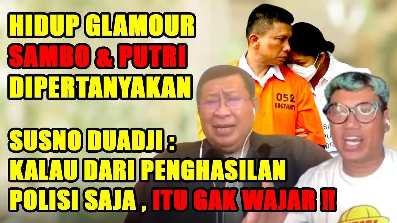 MISTERI REKENING AJUDAN SAMBO , SUSNO DUADJI : ITU PENCUCIAN UANG , KALAU...