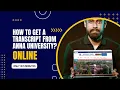 How to Get Your Anna University Transcript Online Step-by-Step Guide